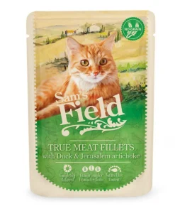 Online SAM'S FIELD Pâtée pour chat en sachet au canard et à la topinambour - 85 g