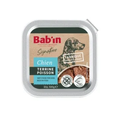 Outlet BABIN Pâtée pour chien au poisson terrine Bab'in Signature - 300 g