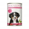 Hot DOG'S LOVE Pâtée pour chiots au bœuf - boite de 400 gr