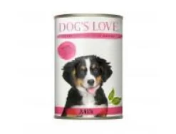 Hot DOG'S LOVE Pâtée pour chiots au bœuf - boite de 400 gr