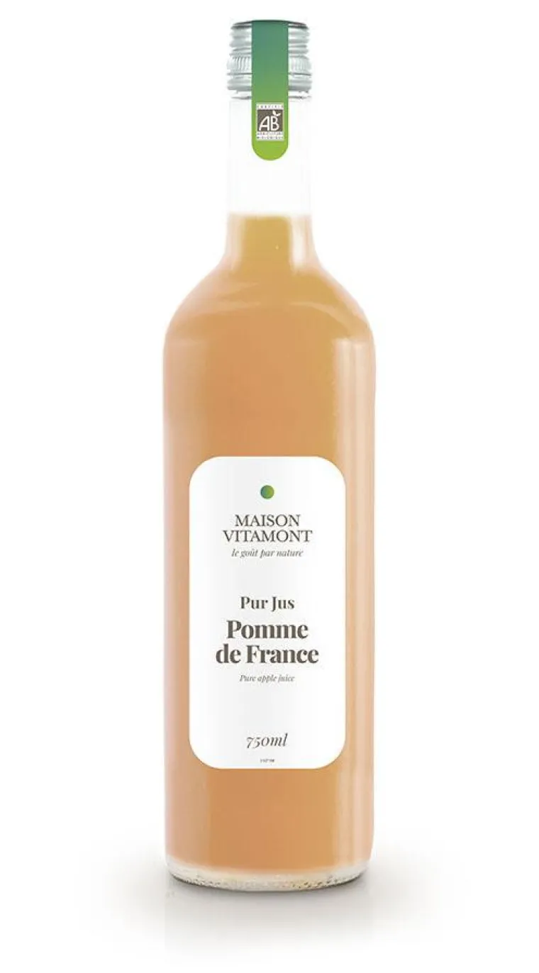 Clearance VITAMONT Pur jus pomme de France bio – 75 cl