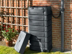 Best OUTSIDE LIVING Récupérateur à eau mural coloris anthracite - 276 L