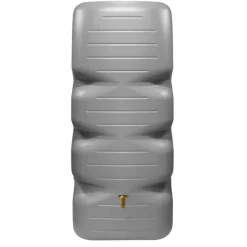 GRAF Récupérateur d’eau avec robinet gris béton Cubus – 1000 L