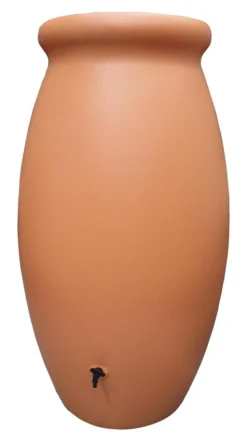 Online BELLIJARDIN Récupérateur d’eau coloris terre cuite Jarre Toscan – 500 L