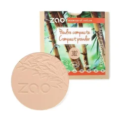Best ZAO Recharge Poudre compacte Beige orangé 302 – 9 gr