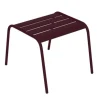 Outlet FERMOB Repose pieds en acier coloris cerise noire - 59,5 x 48 x 41 cm