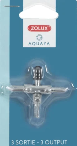 Clearance ZOLUX Robinet pour aquarium en métal 3 sortie Aquaya