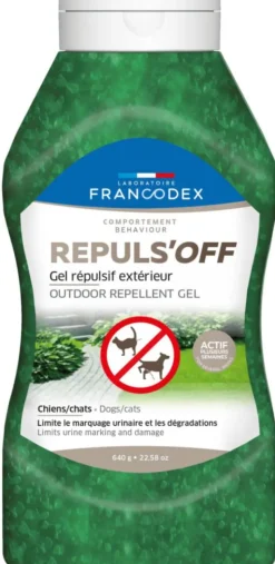 Best FRANCODEX RŽpulsif d'extŽrieur pour chien et chat en gel marquages urinaires et dŽgradations Repuls'Off - 640 g