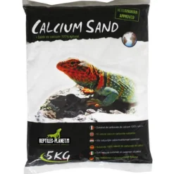 Sale REPTILE PLANET Sable de calcium pour terrarium coloris blanc Artic White - 5 kg