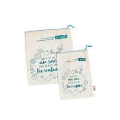 Best BOTANIC® Sac à vrac taille S en coton bio