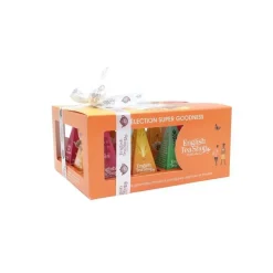 New ENGLISH TEA SHOP Sachets de thés pyramide prismes super goodness bio English Tea - 12 sachets