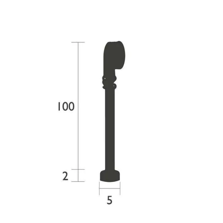 FERMOB Sangle de suspension coloris blanc en aluminium - Ø 5 cm