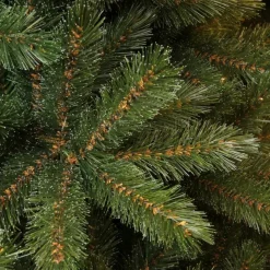 Outlet Sapin de Noël artificiel coloris vert avec toile de jute Forest Frosted