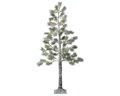 Online KAEMINGK Sapin lumineux enneigé à 72 LED blanc chaud pour extérieur - Ø 60 x H 150 cm