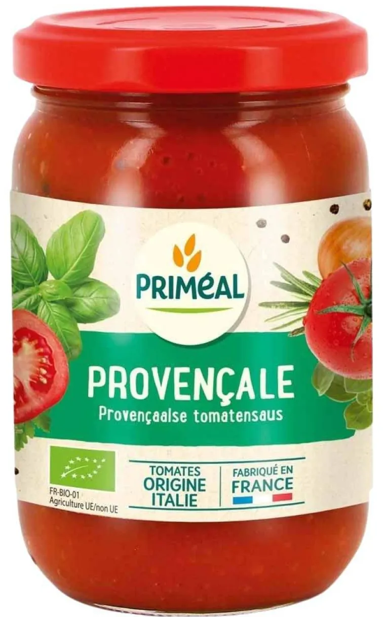 PRIMÉAL Sauce tomate à la provençale bio en pot de 200 g
