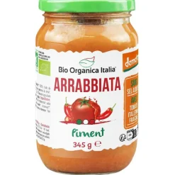 Clearance BIO ORGANICA Sauce tomate arrabbiata bio Bioorganica - 345 g
