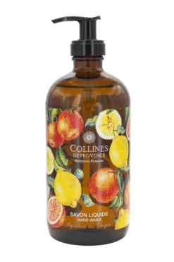 Clearance COLLINES DE PROVENCE Savon liquide en flacon pompe senteur Agrumes du Verger – 470 ml