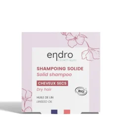 Sale ENDRO COSMÉTIQUES Shampooing solide bio pour cheveux secs Endro Granit rose - 100 g