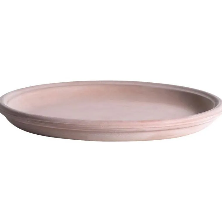POTERIE GOICOECHEA Soucoupe assiette coloris terre claire - Ø 35 cm