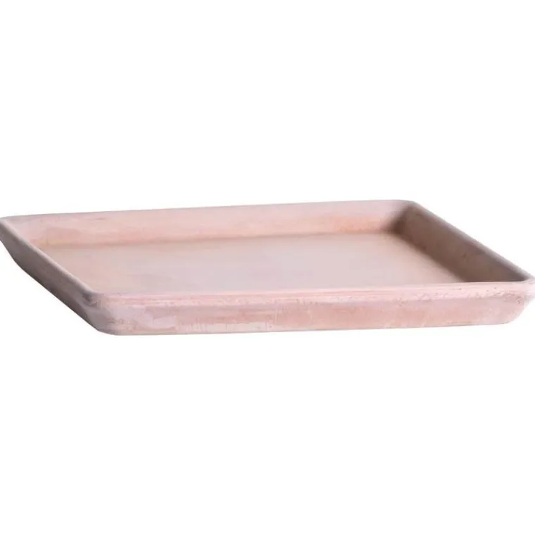 Clearance POTERIE GOICOECHEA Soucoupe carrée L.45xl45