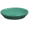 Online DECOLINES Soucoupe de pot en terre cuite émaillée vert amande - Ø 12 cm