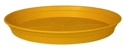 New COCORIPOT Soucoupe en plastique recyclé jaune pollen - Ø 30 cm