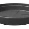 Hot COCORIPOT Soucoupe ronde en plastique recyclé gris ardoise - Ø 20 cm