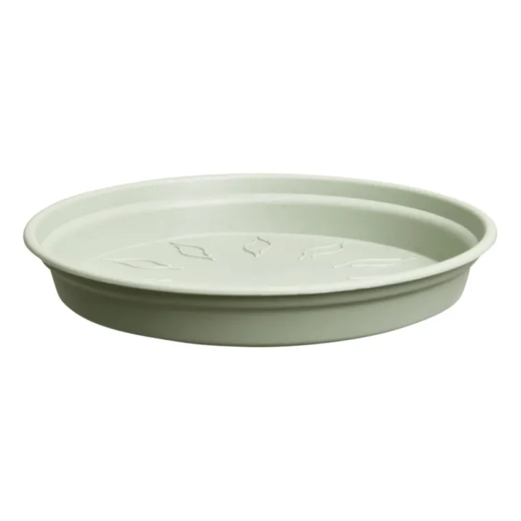Clearance ELHO Soucoupe ronde en plastique vert pierre green Basics - Ø 14 cm
