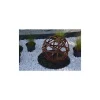 Sale DÉCORIALE Sphère ajourée en métal effet rouille coloris marron Ø 40 cm