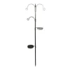 Outlet HAMIFORM Station d'alimentation melva noire à 5 supports 50 x 20 x 189 cm