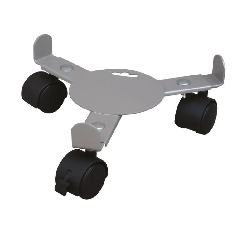 LOUIS MOULIN Support 3 roulettes extensible gris alu Extensible 27 à 37 cm