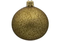 Best Suspension boule décorative coloris beige en verre - Ø 7 cm