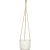 Clearance DEROMA Suspension en céramique blanche Scheurich 450 Soft Wool - Ø 14 cm