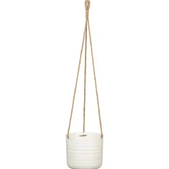 Clearance DEROMA Suspension en céramique blanche Scheurich 450 Soft Wool - Ø 14 cm