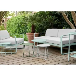 Online FERMOB Table basse cocotte coloris romarin de 34 x 36 xcm