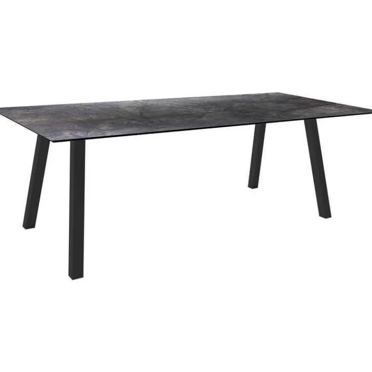 New STERN Table coloris noir en aluminium Interno - 220 x 100 cm