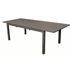 Hot Table en aluminium Caméline II - 180/240 x 98 cm