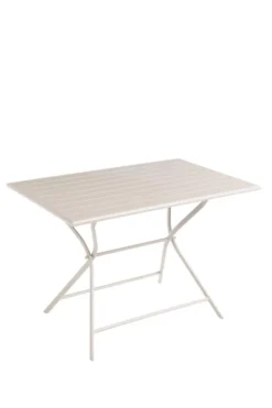 New Table en aluminium Max Proloisirs - 110 x 70 x 74 cm