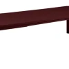 Outlet FERMOB Table Oléron avec rallonges coloris noir en aluminium - 155/255 x 100 cm