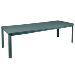 Online FERMOB Table Oléron gris orage et ses 2 allonges