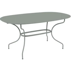 Clearance FERMOB Table ovale en acier Opéra - 160 x 90 x 74 cm