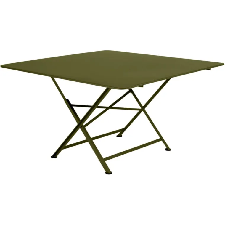 New FERMOB Table pliante Cargo en acier - 128 x 128 x74 cm