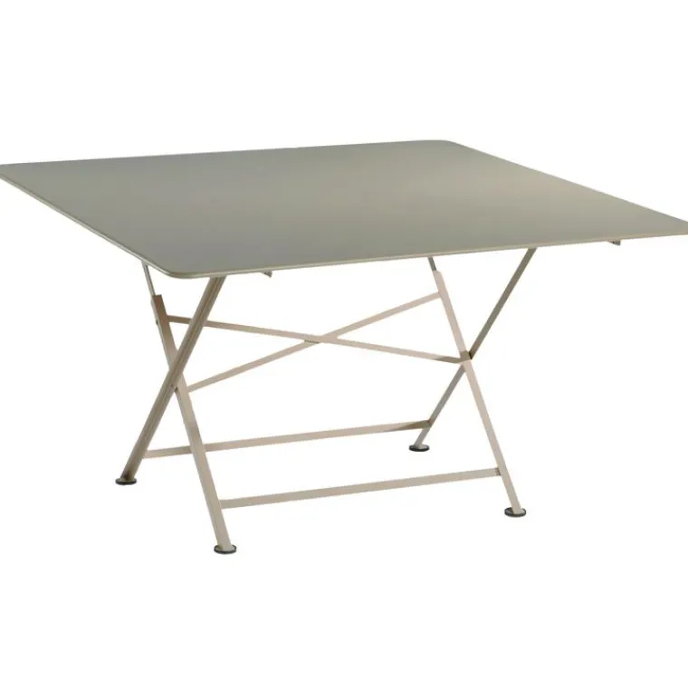 New FERMOB Table pliante Cargo en acier - 128 x 128 x74 cm