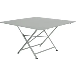New FERMOB Table pliante Cargo en acier - 128 x 128 x74 cm