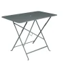 FERMOB Table pliante en acier coloris gris orage Bistro - 97 x 57 x 74 cm