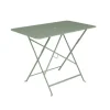 Outlet FERMOB Table pliante en acier coloris cactus Bistro - 97 x 57 x 74 cm