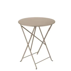 Hot FERMOB Table pliante en acier Bistro - Ø 60 cm