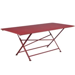 Discount FERMOB Table pliante rectangulaire en acier Cargo - 190 x 90 x 74 cm