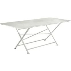Discount FERMOB Table pliante rectangulaire en acier Cargo - 190 x 90 x 74 cm