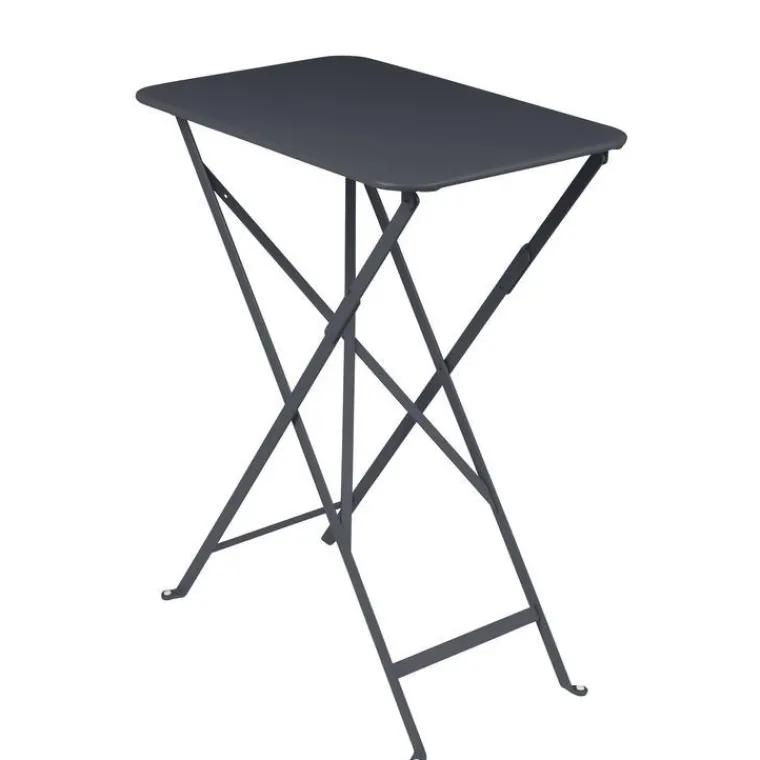Online FERMOB Table rectangulaire pliante en acier coloris carbone Bistro - 57 x 37 cm